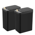 Motion Sensor Trash Can 2 Pack 2.6 Gallon - Compact Touchless Bins