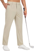 Mens Golf Pants Stretch Casual Dress Pants with 5 Pockets