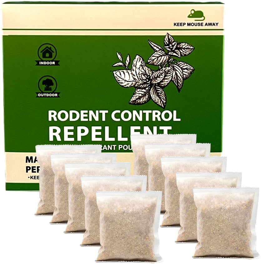 Peppermint Rodent Repellent Pouches by LAVANOVA