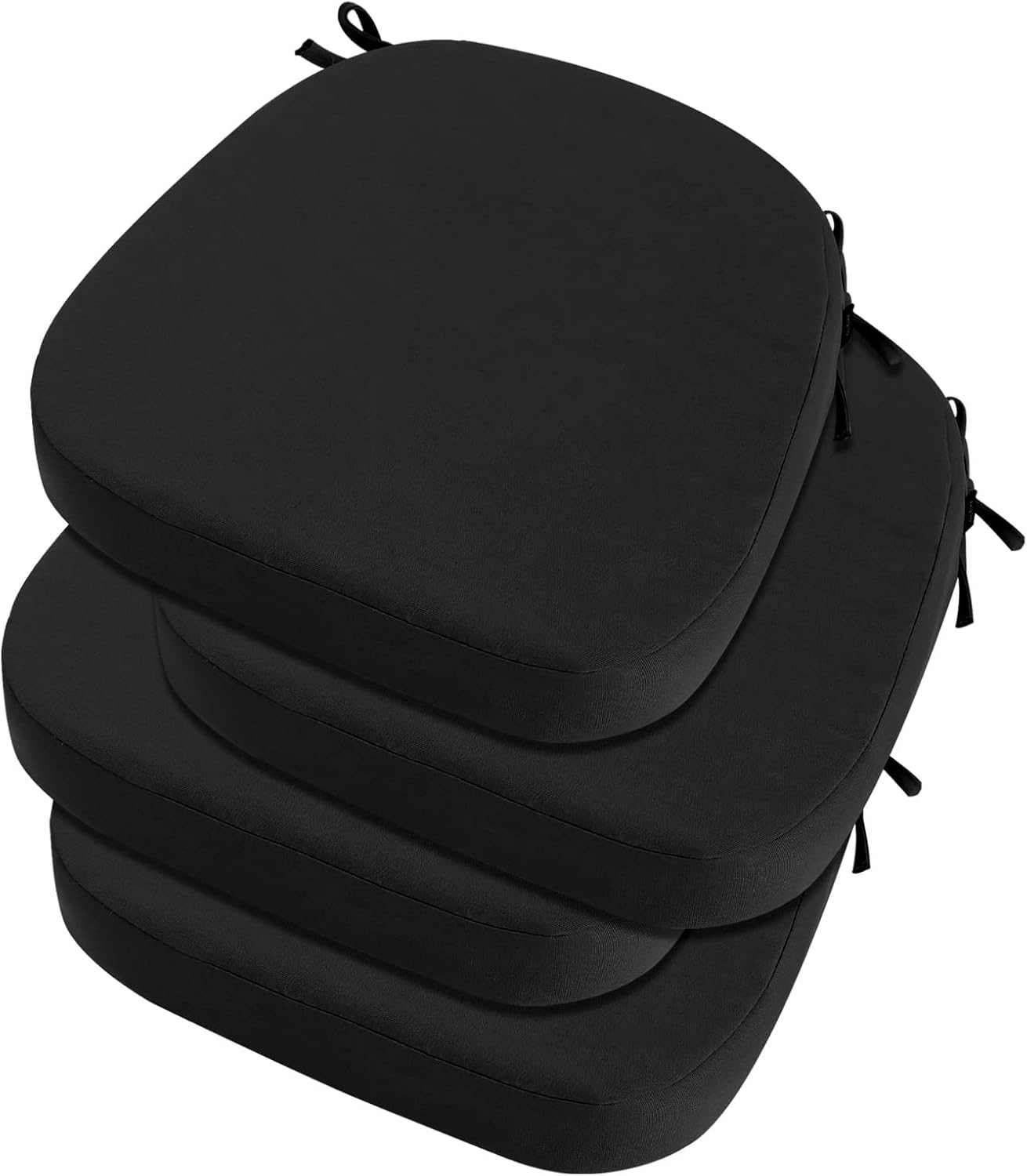 D-Shaped Outdoor Chair Cushions Set of 4 for Patio Furniture