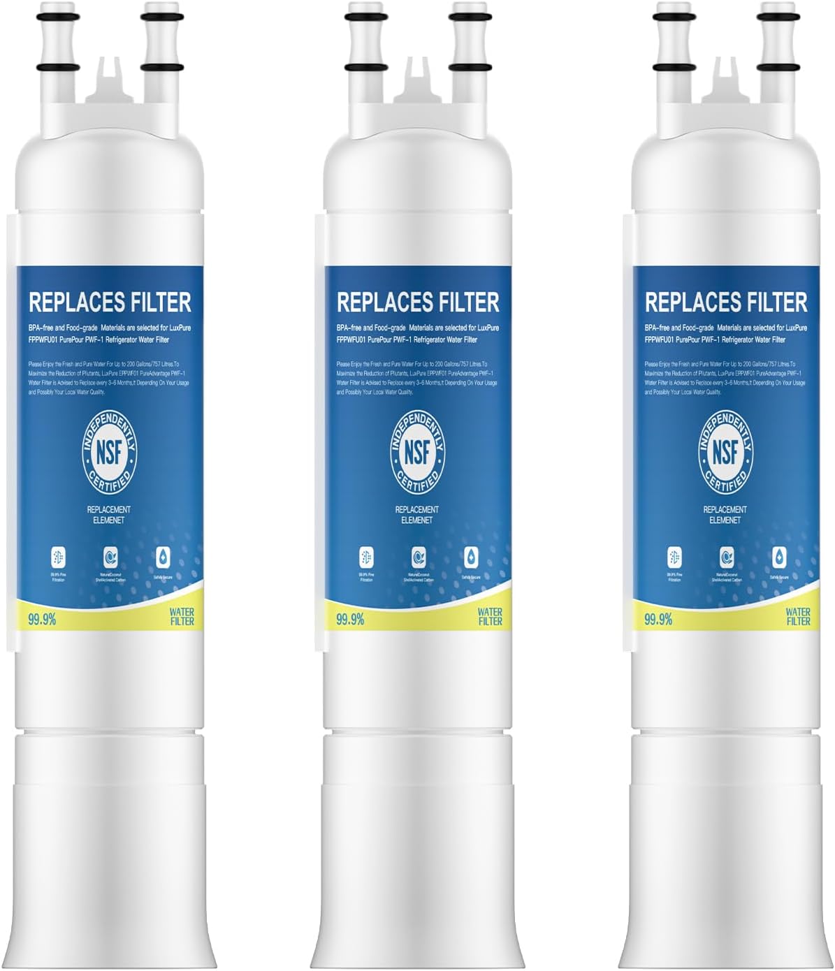 Replacement for FPPWFU01 Water Filter Compatible with Frigidaire