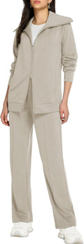Women's 2 Piece Sweatsuit Set Lounge Outfit - Cozy Everyday Tracksuit