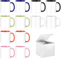 Sublimation Mugs Set of 12 for Custom Coffee Designs