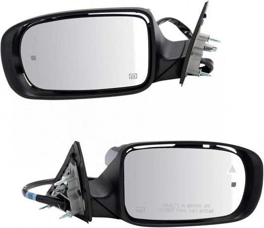 Power Heated Mirrors with Blind Spot Indicator for Dodge Charger