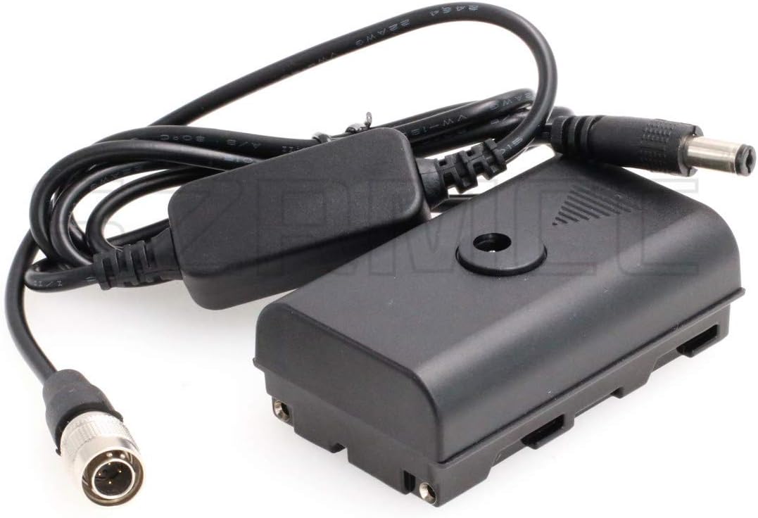 SZRMCC Hirose 4 Pin Male to NP-F970 Dummy Battery Review
