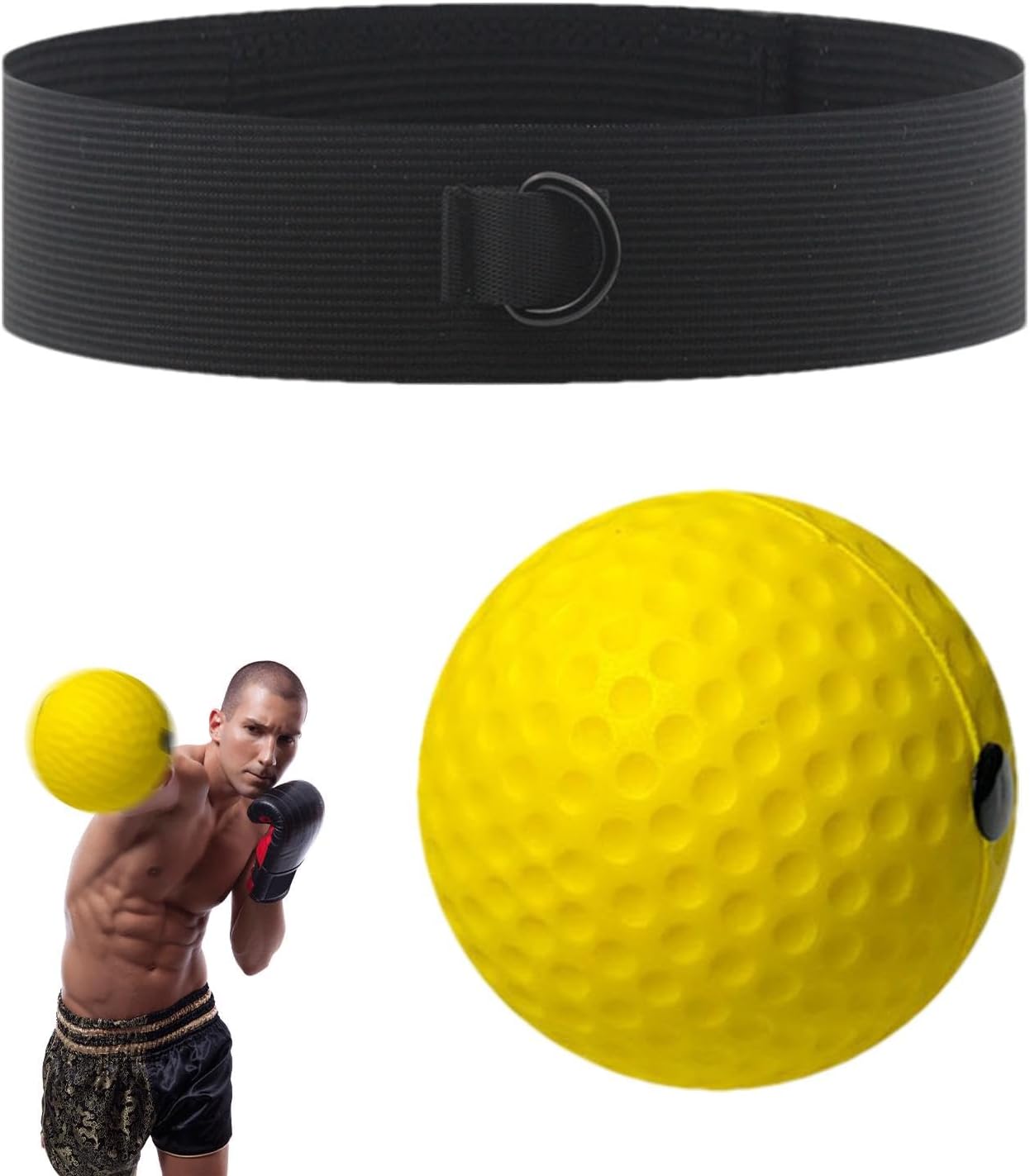 Adjustable Boxing Reflex Headband - Improve Reaction Time