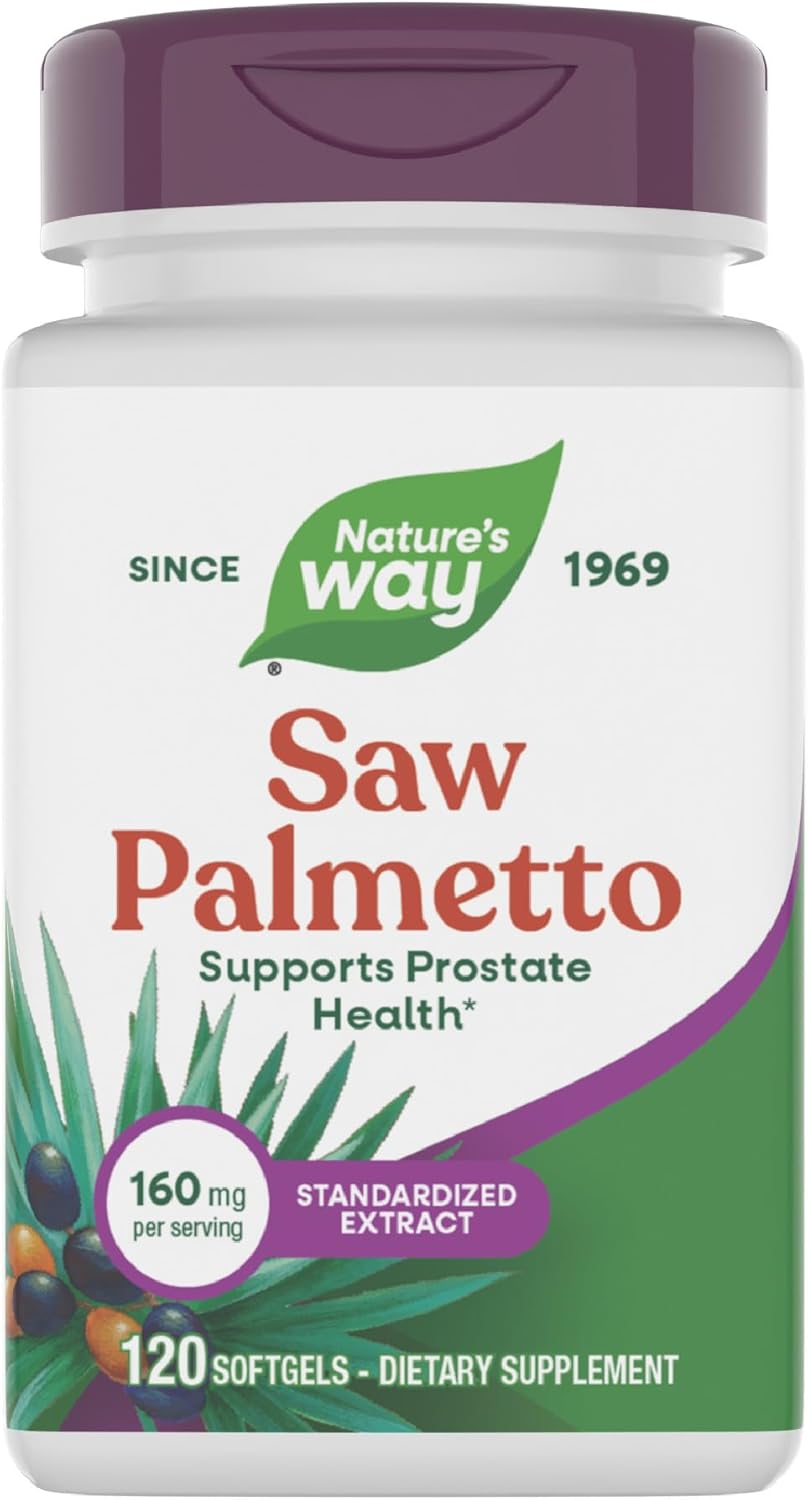 Nature's Way Saw Palmetto Premium Extract for Prostate Health