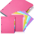 3 Ring Binder Dividers 30 Sets 8 Tab - Heavyweight 230 GSM