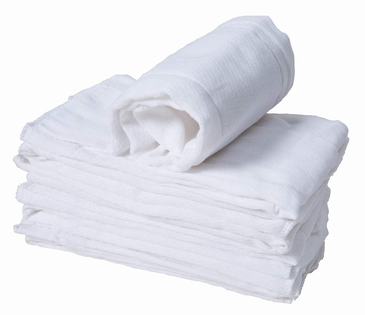 Hibaby Cotton Burp Cloths - Ultimate Absorbency!