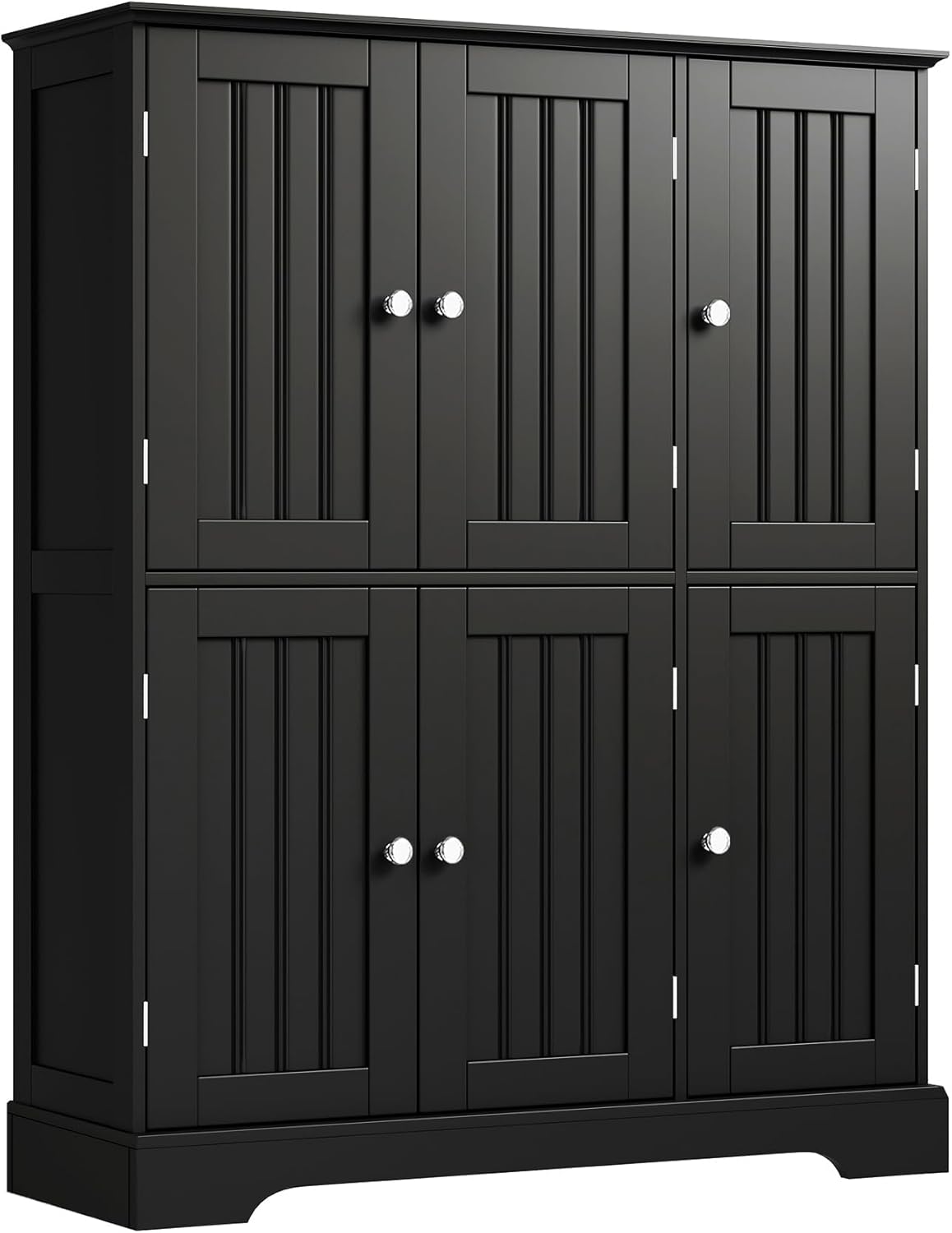 ChooChoo Bathroom Floor Cabinet with 6 Doors for Storage