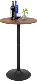 Finnhomy Rustic Brown Bar Table - Easy Assembly!