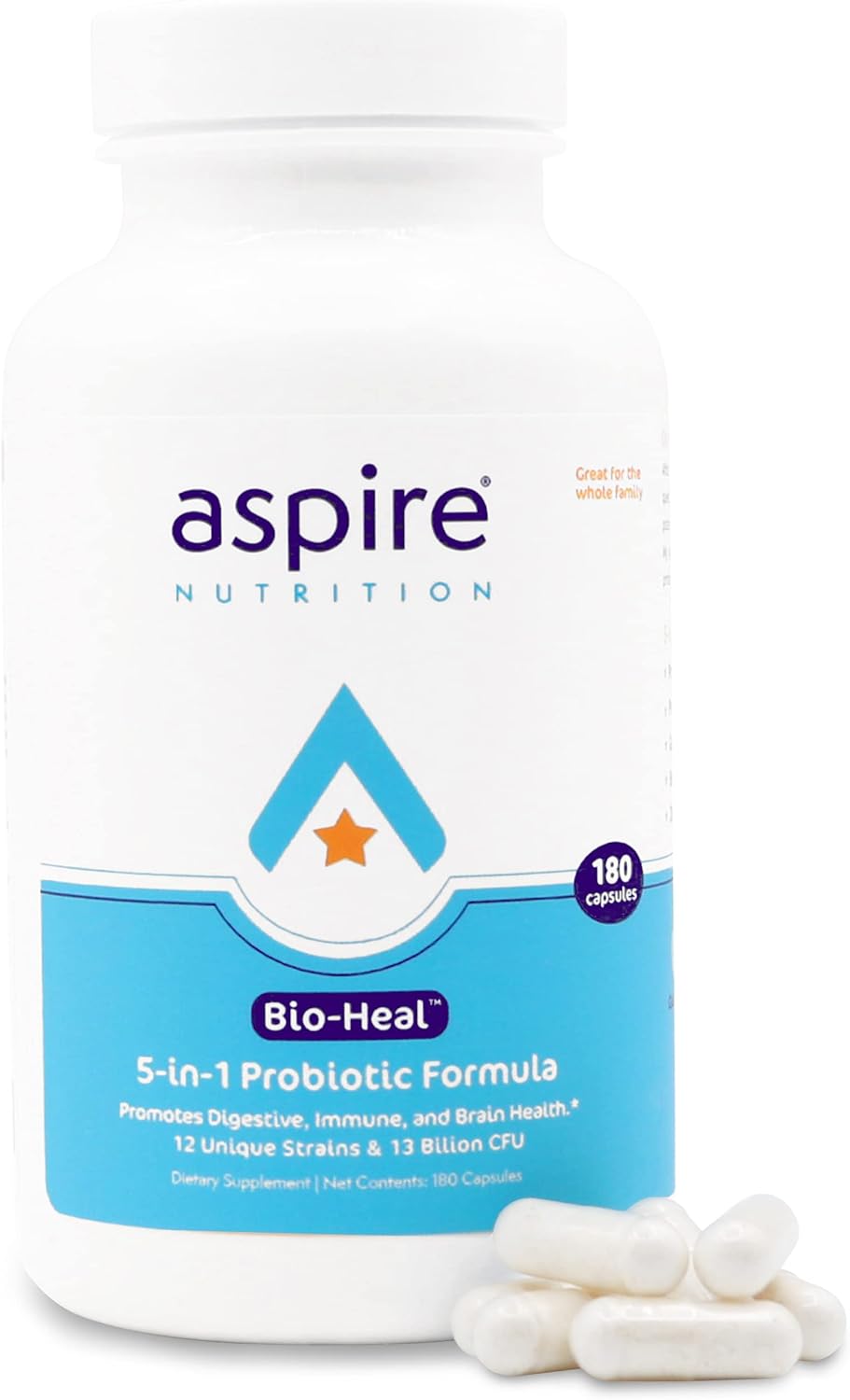 5-in-1 Bio-Heal Probiotic for Kids, Men & Women - Gut Health