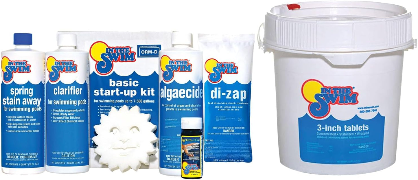 In The Swim Opening Kit and Chlorine Bundle for Easy Pool Care