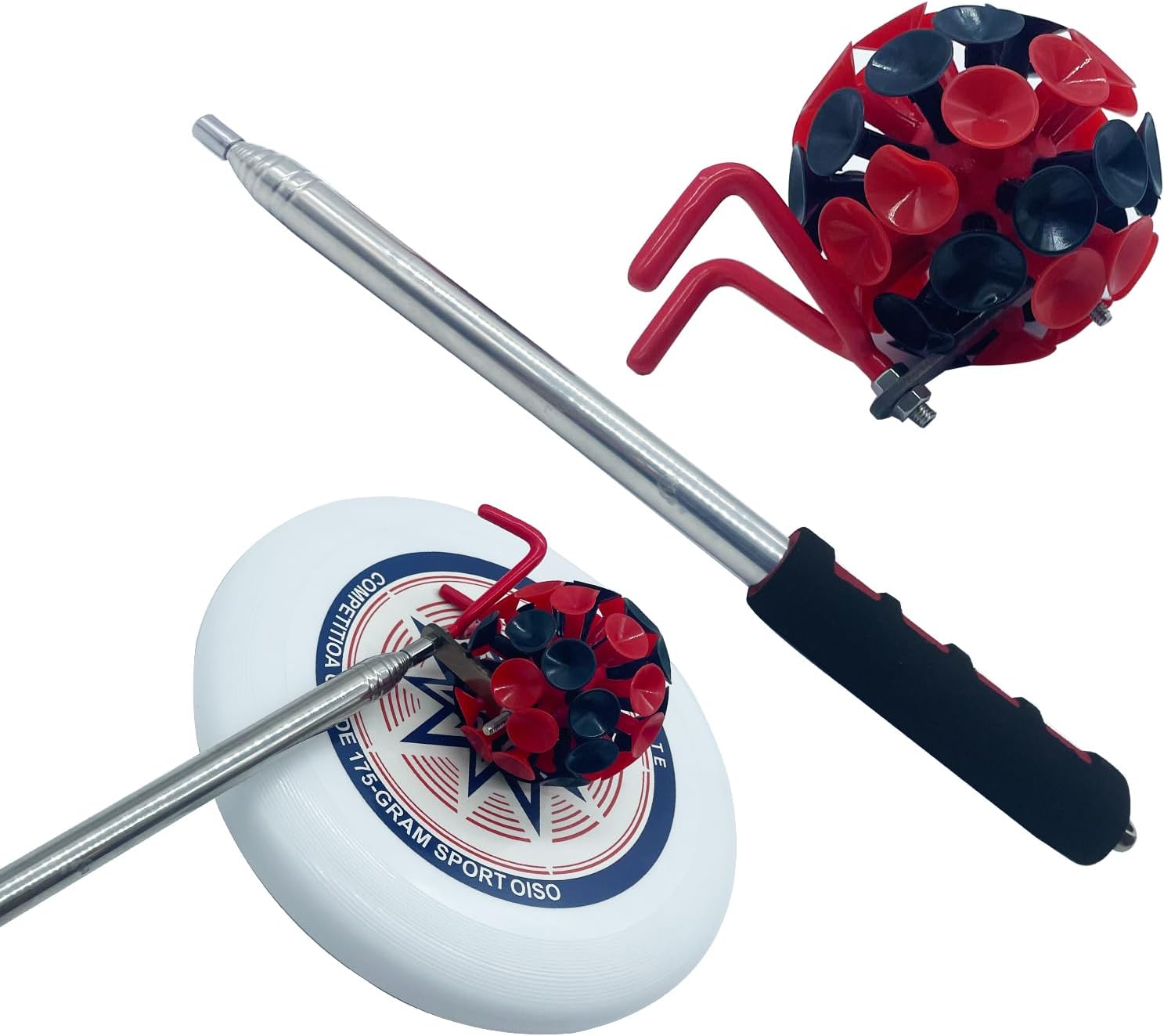2-in-1 Disc Golf Retriever - Easy Disc Recovery!