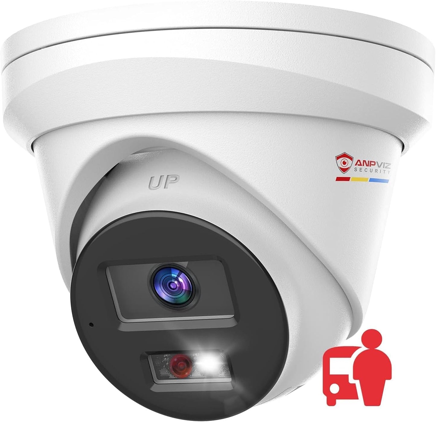 Anpviz 12MP PoE IP Camera with Smart Dual Light Night Vision