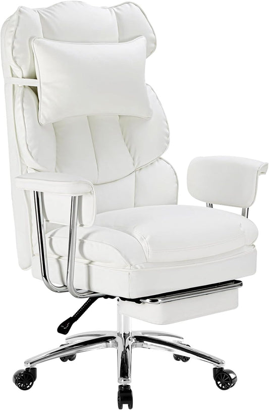 Executive Ergonomic Desk Chair - Big Tall, Comfy Lumbar Support