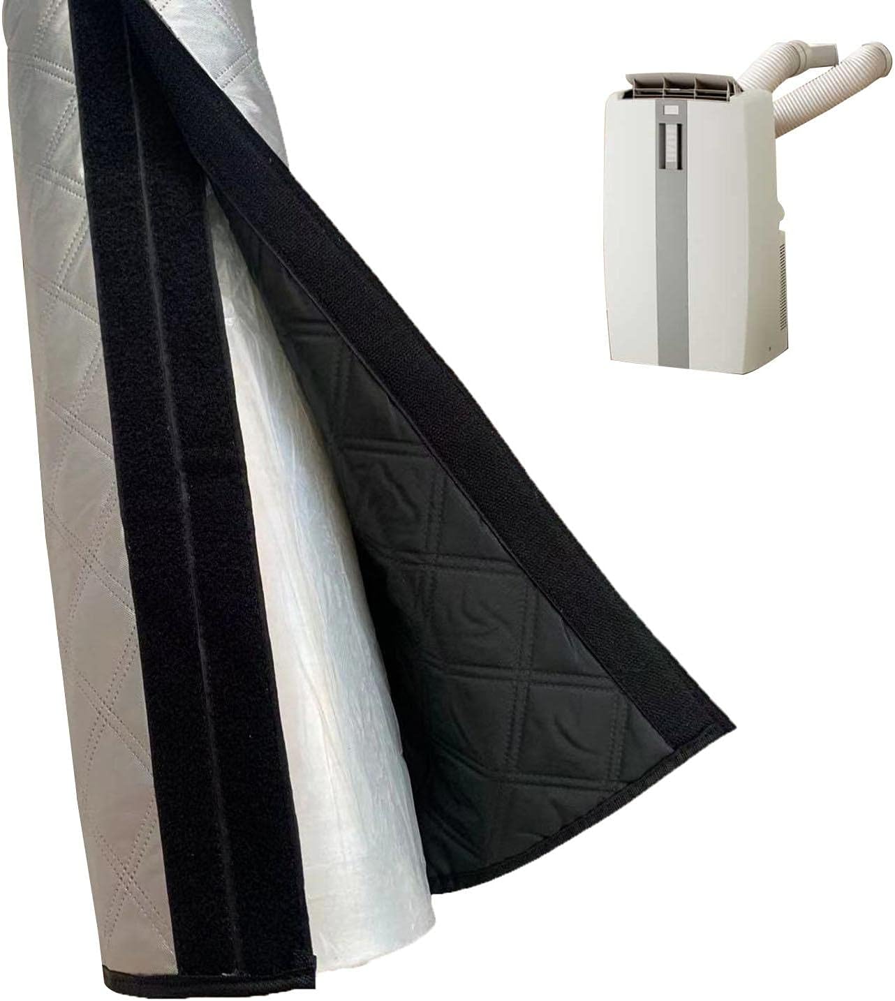 GUANGLU Portable AC Hose Wrap | Insulated Dust Sleeve | Fits 5-6'' Exhaust