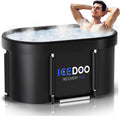 129 Gal Large Oval Ice Bath Tub for Athletes - Compact Cold Plunge