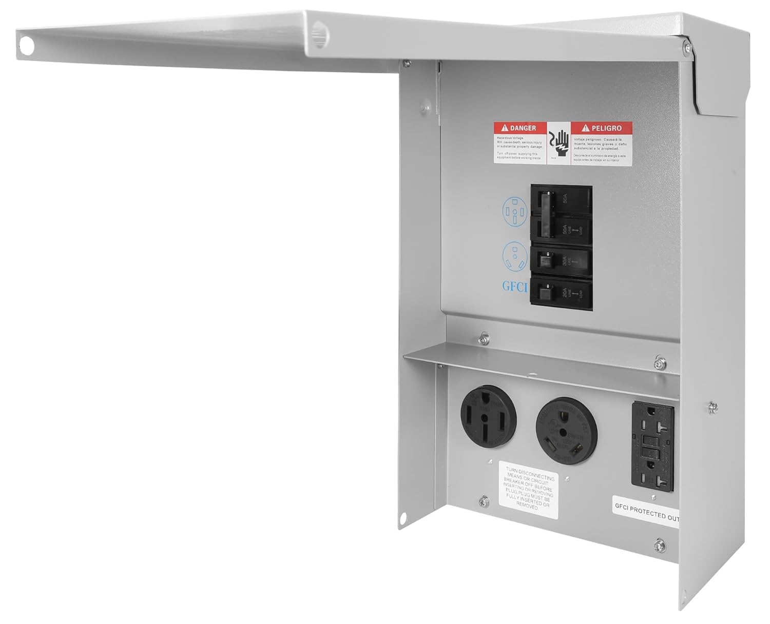 RV Electrical Panel with Prewired Circuit Breaker Box for Safety