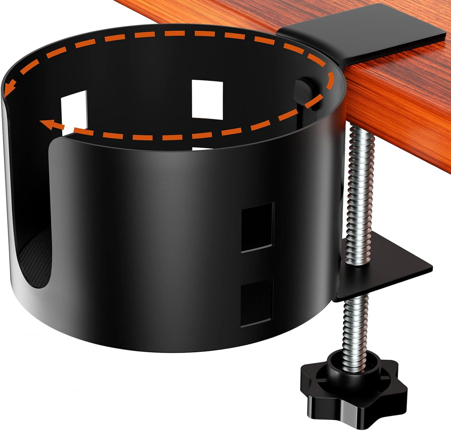 Secure your drink with OOKUU Desk Clamp