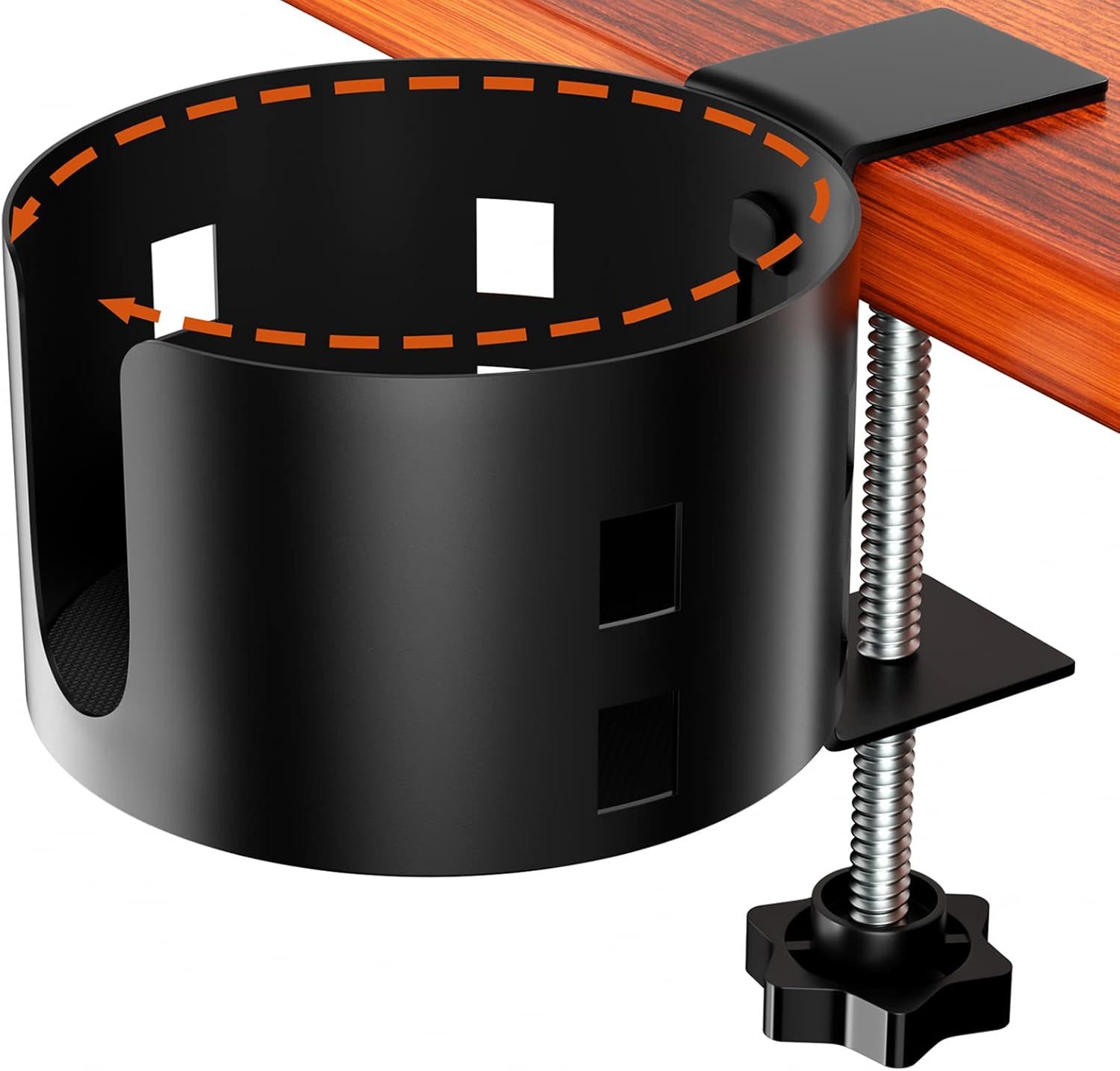 Secure your drink with OOKUU Desk Clamp