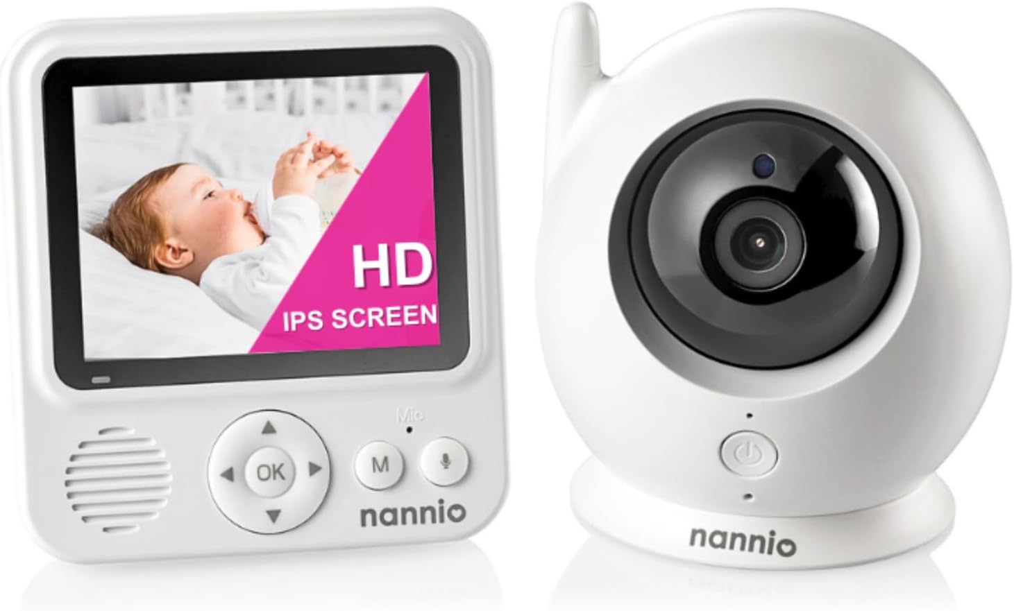 Nannio HD Baby Monitor: Clear Vision, Secure Audio