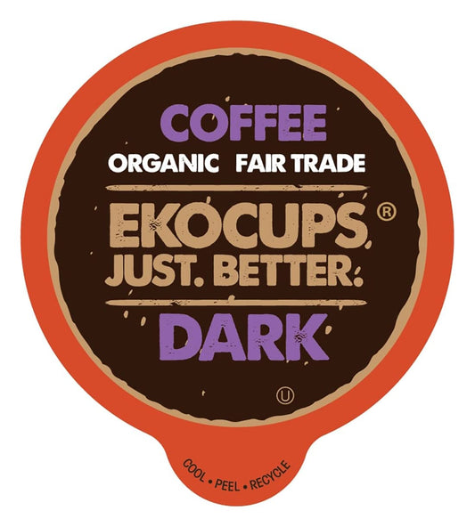 Organic Dark Roast Coffee Pods - Strong Flavor