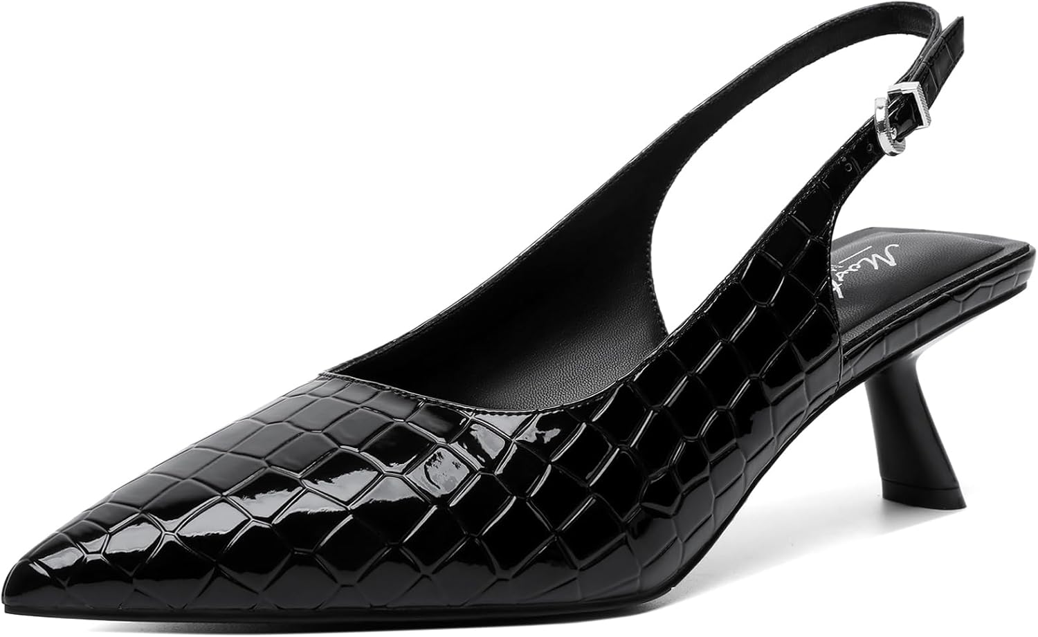 Mostrin Kitten Heels for Women - Stylish Slingback Pumps