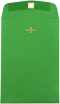 6 x 9 Clasp Envelopes Green Recycled - 250 Pack (Catalog Size)