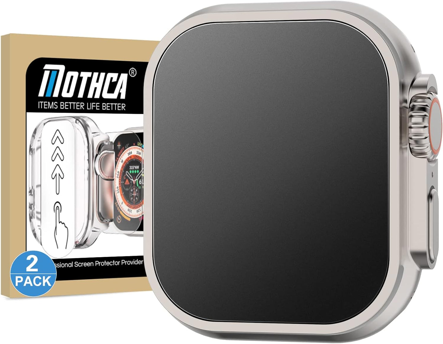 Ultra-HD Matte Screen Protectors x2 for Apple Watch