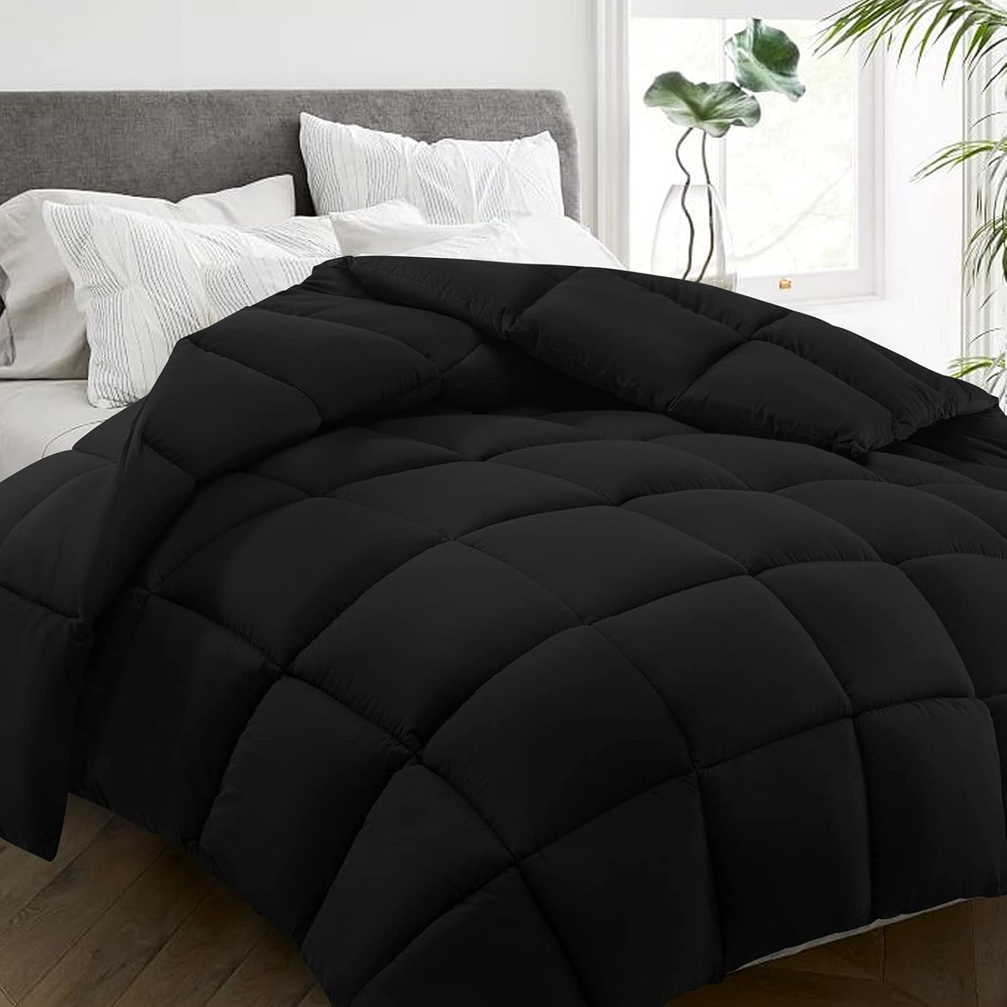 HYLEORY All Season Queen Size Bed Comforter - Soft & Cozy