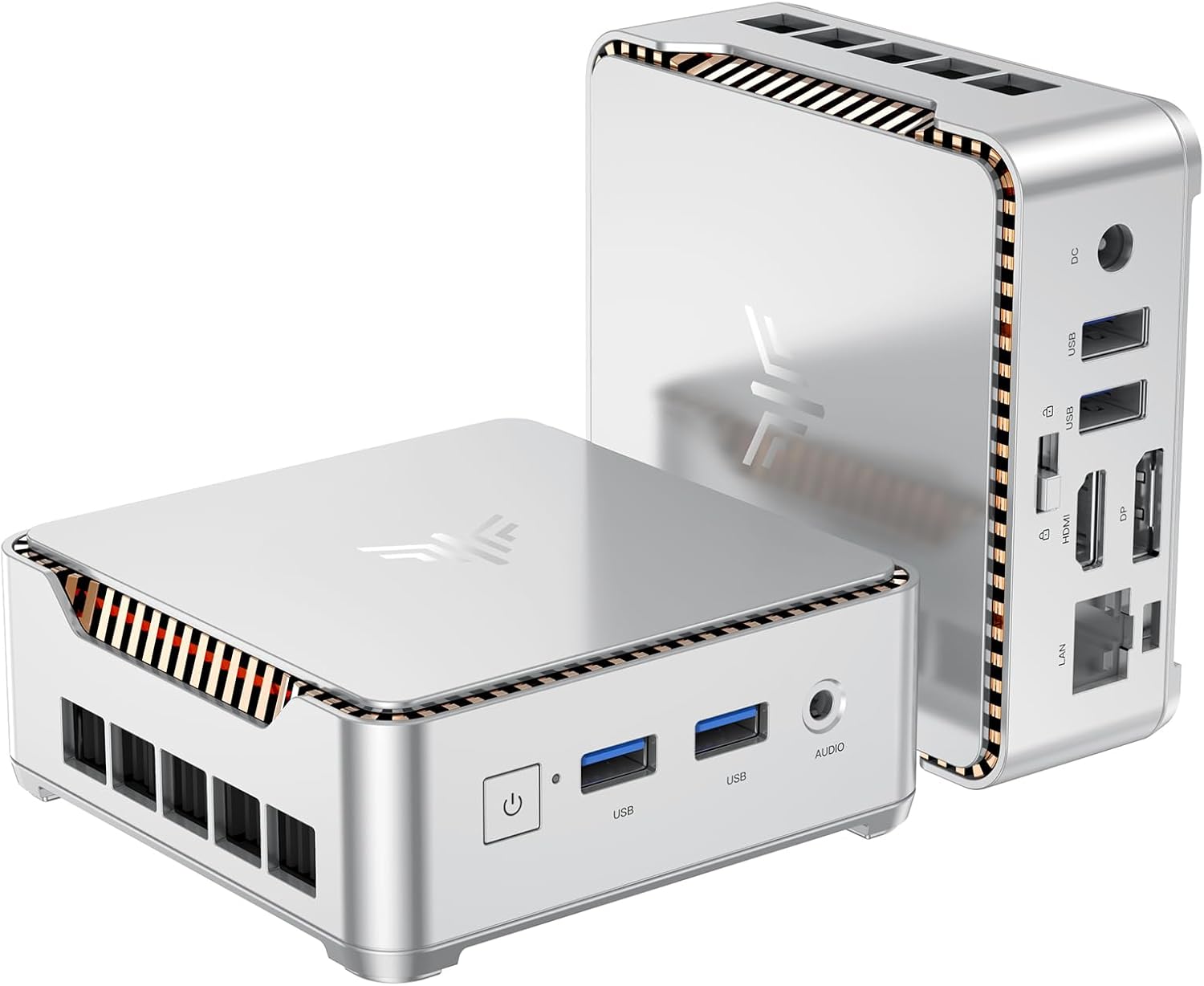 KAMRUI E2 Mini PC with 16GB RAM and 256GB SSD for Home Office