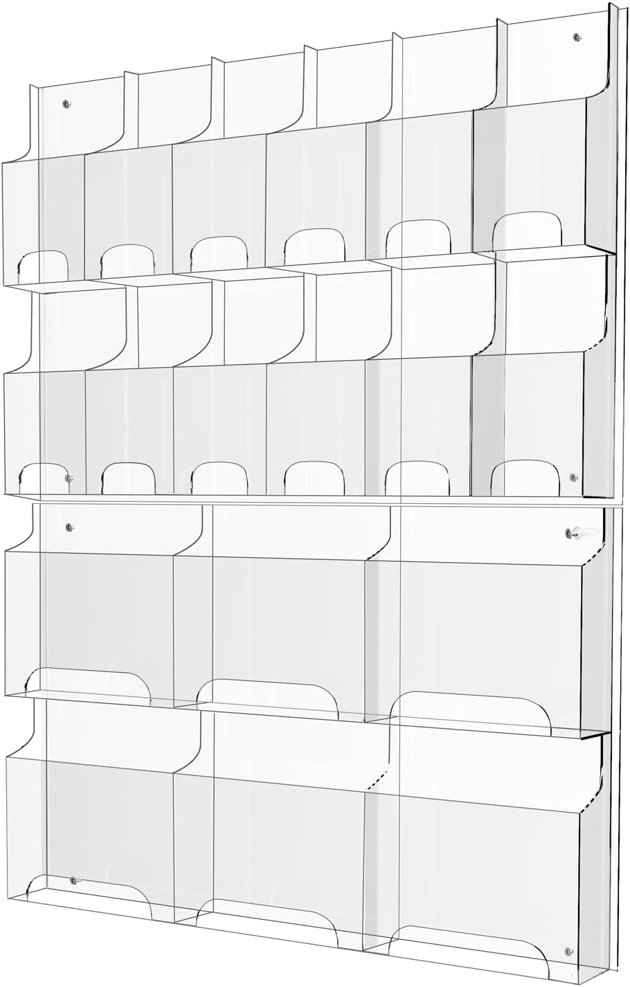 Acrylic Brochure Pamphlet Holder for Home and Office Display