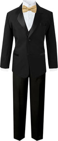 Boys' Classic Fit Tuxedo Set No Tail - Classic Event Wear