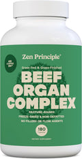 Zen Principle Grass Fed Beef Organs Supplement - Nutrient-Dense Energy