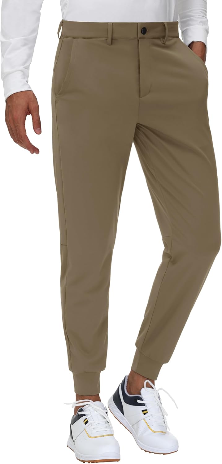 JWM Men's Stretch Golf Joggers Pants for Stylish Comfort