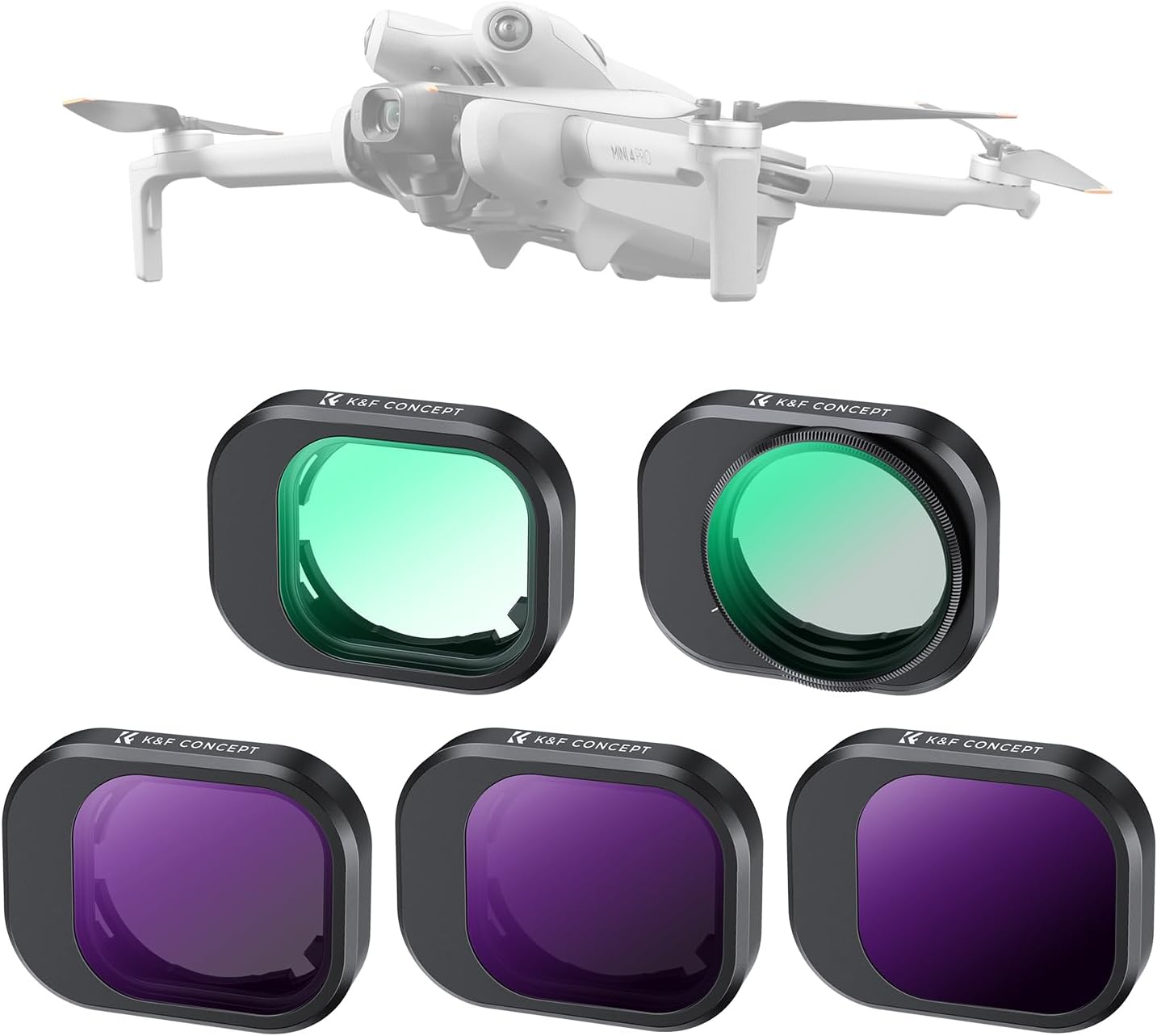 K&F Concept Mini 4 Pro Filter Set for Aerial Photography Needs