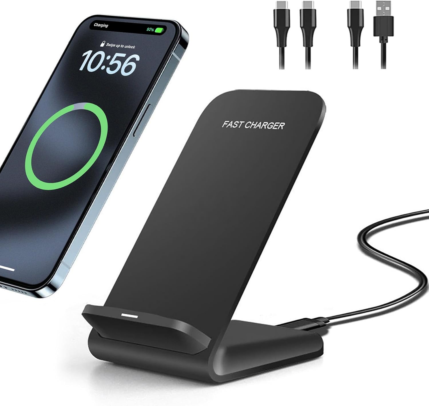 20W Fast Wireless Charging Stand for iPhone & Galaxy