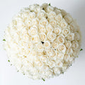 White Roses Bouquet 150 Stems - Farm-Fresh Hand-Picked Roses