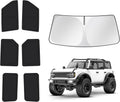 T TGBROS Sun Shade for Ford Bronco 2021-2026 - Full Set Privacy & UV