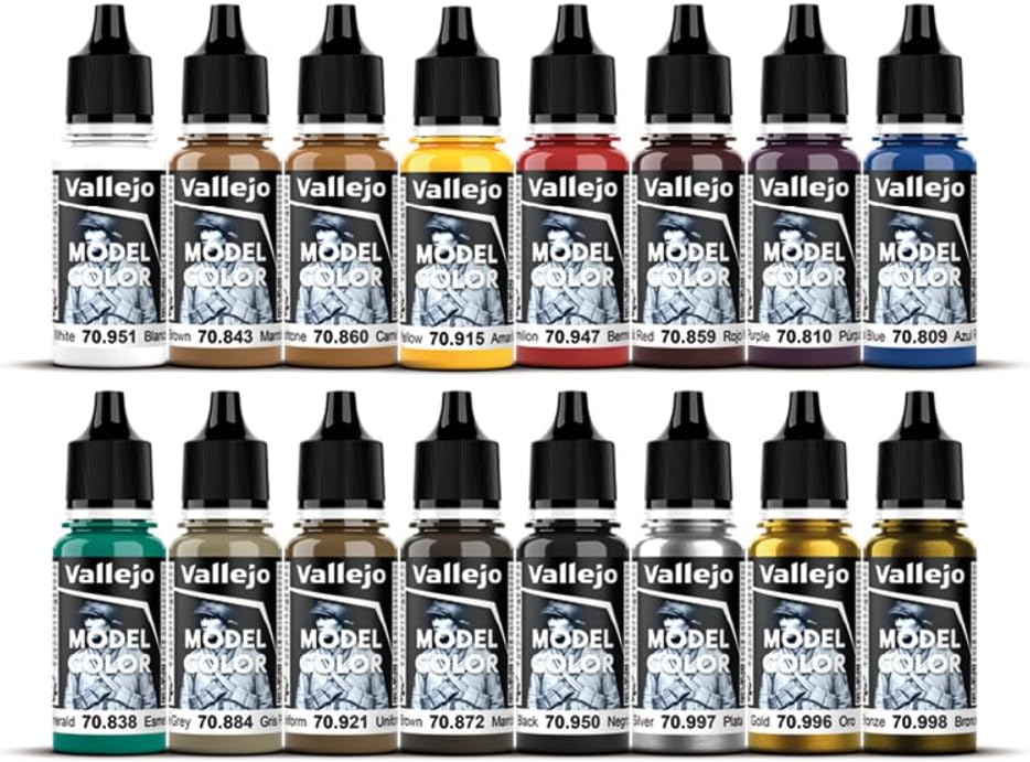 Vallejo Model Color Medieval Colors Set for Authentic Painting