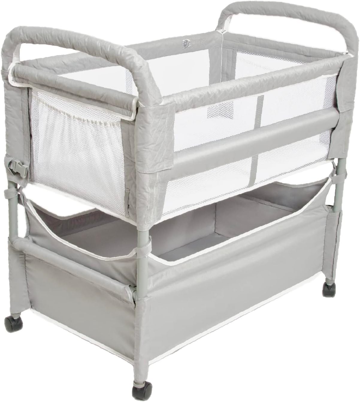 Arms Reach Clear-Vue Co-Sleeper Bedside Bassinet with Storage