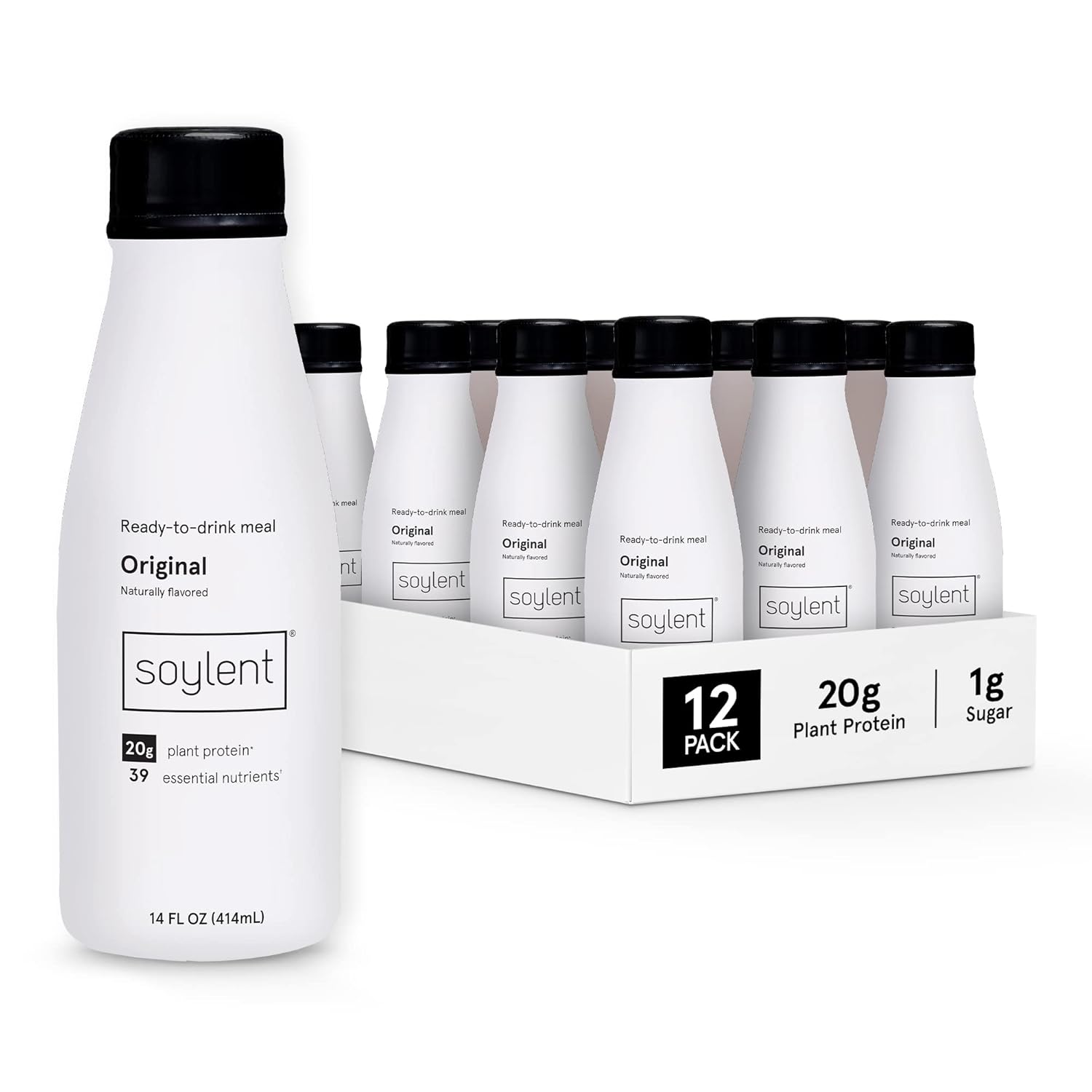 Soylent Original Meal Replacement Shake - Nutrient-Packed Drink
