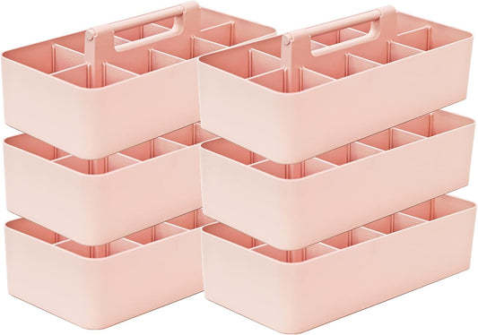 Large Portable Caddy with 8 Compartments for Organizing