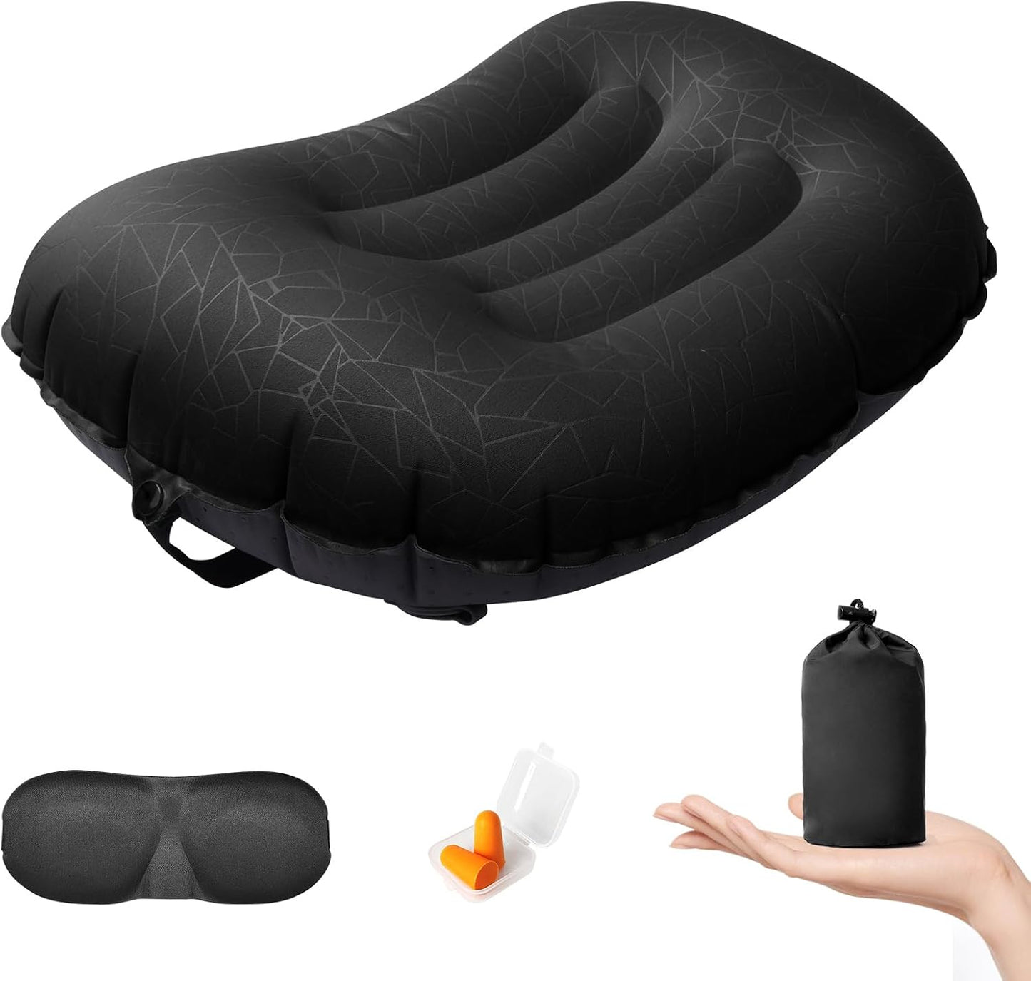 DAWNTREES Ultra-Light Camping Pillow - Neck & Lumbar Support