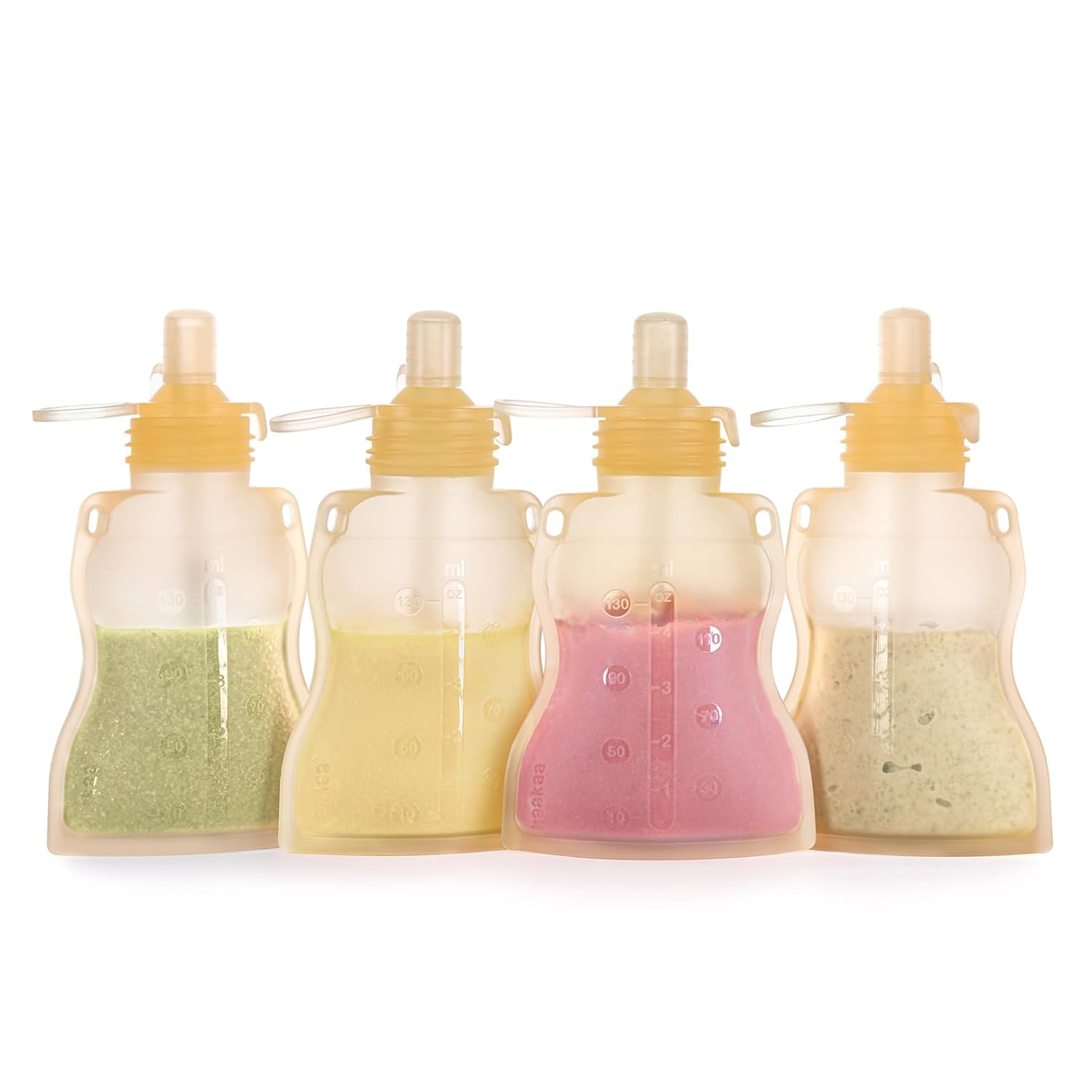 Haakaa Refillable Baby Food Pouch for Homemade Purees and Smoothies