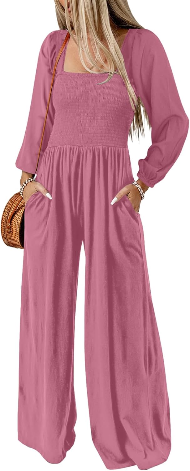 Dokotoo Women's Casual Loose Overalls Jumpsuits for Summer Fun