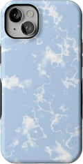 Casely iPhone 14 Plus Case Light Blue Skies - Slim 8-ft Drop
