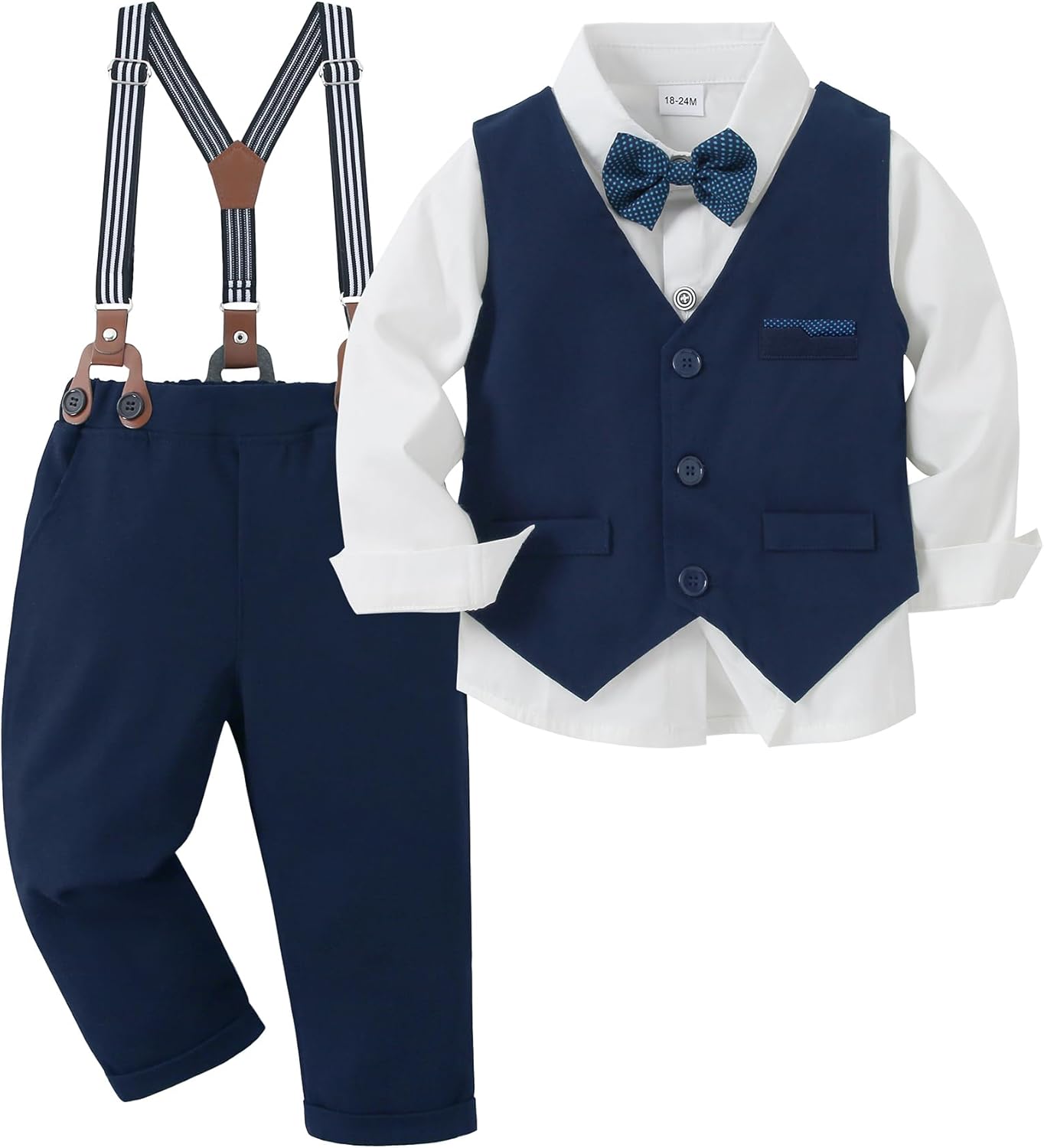 Toddler Baby Boy Clothes Suit for Weddings and Formal Events