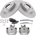 TRQ Rear Brake Pad & Rotor Kit for 2005-2010 GM Compact Cars